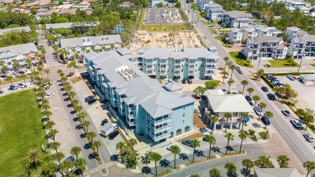 a view of a big yard with potted plants