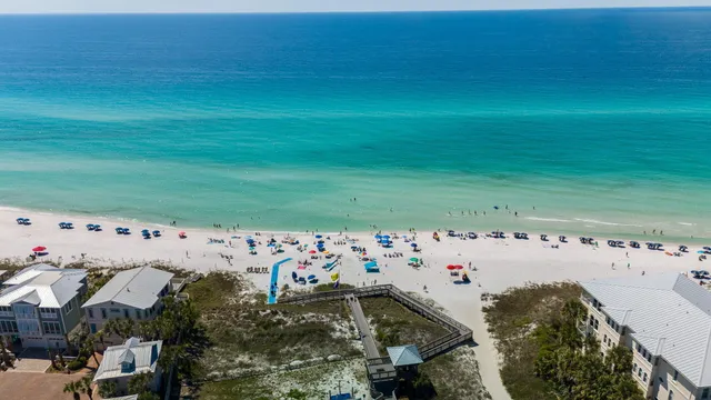 an aerial view of city