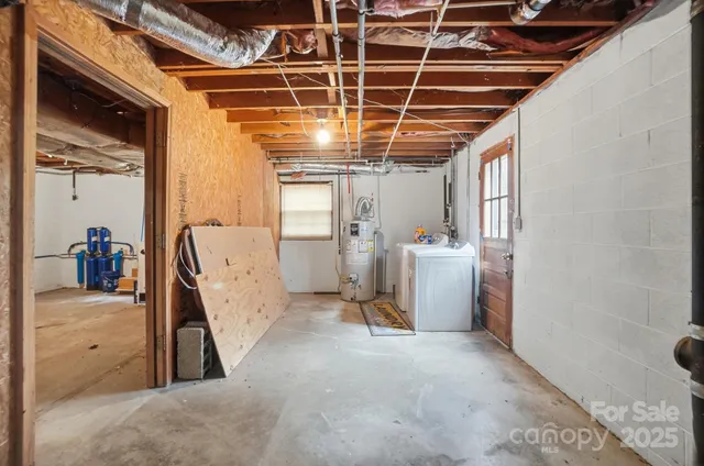 a view of a storage & utility room