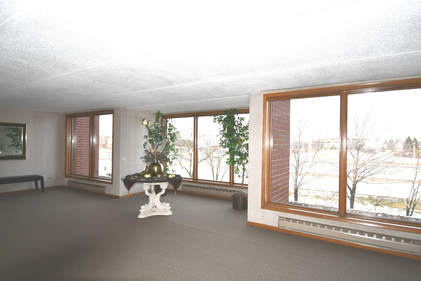 1S095 Spring Road, Unit H2 Oakbrook Terrace, IL 60181 - Photo 11 of 40 a living room with furniture and large windows