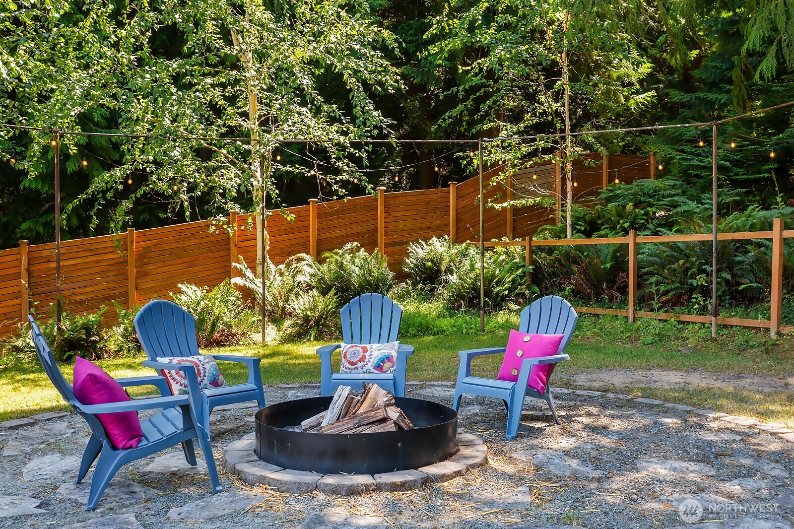 971 Sandy Point Road Langley, WA 98260 - Photo 24 of 35 a backyard view with sitting space