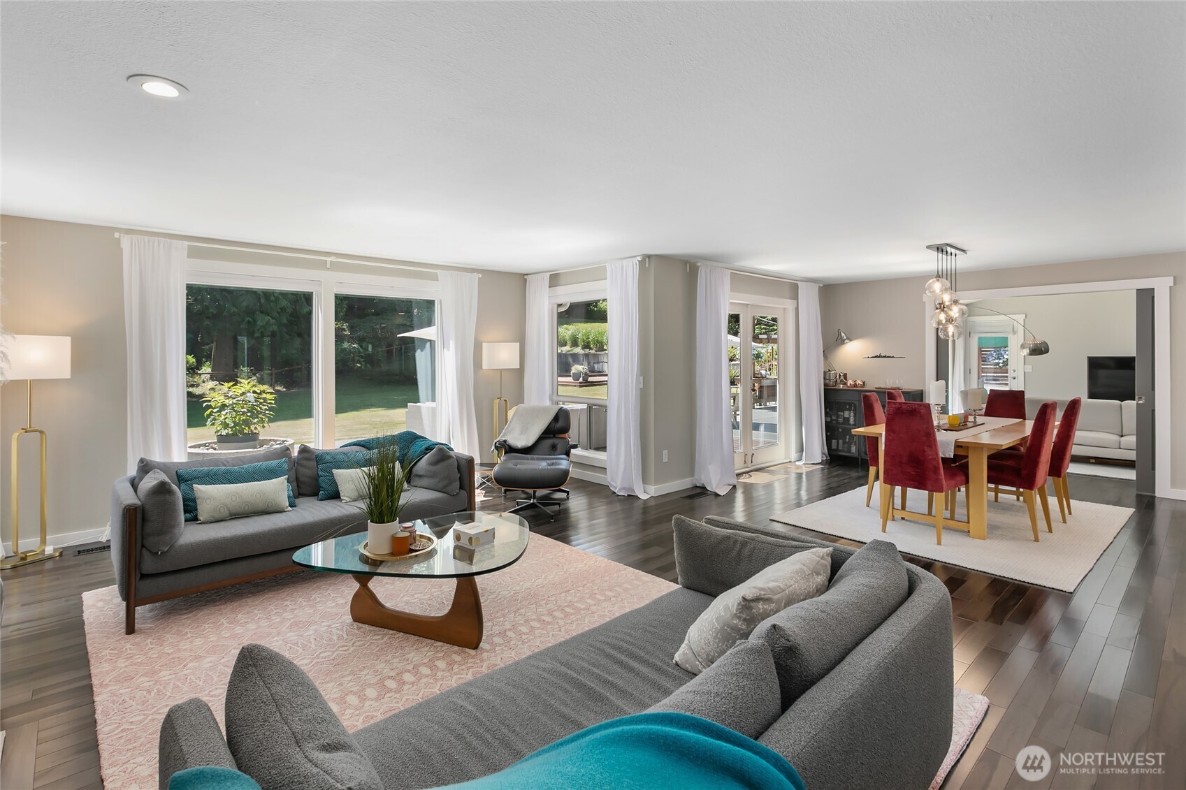 971 Sandy Point Road Langley, WA 98260 - Photo 9 of 35 a living room with furniture and a large window