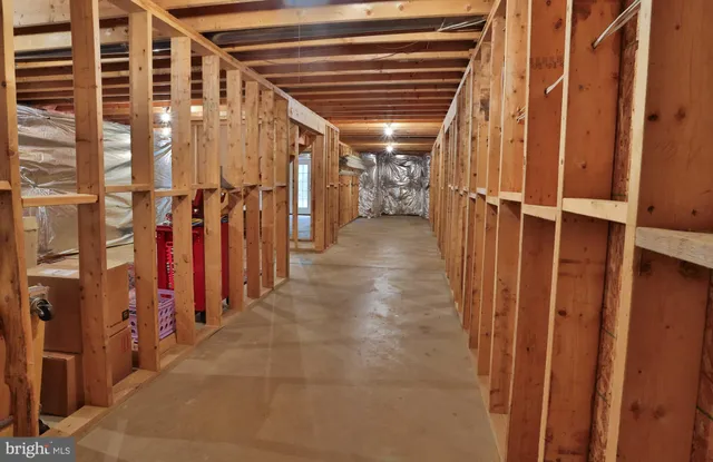 a view of storage and utility room