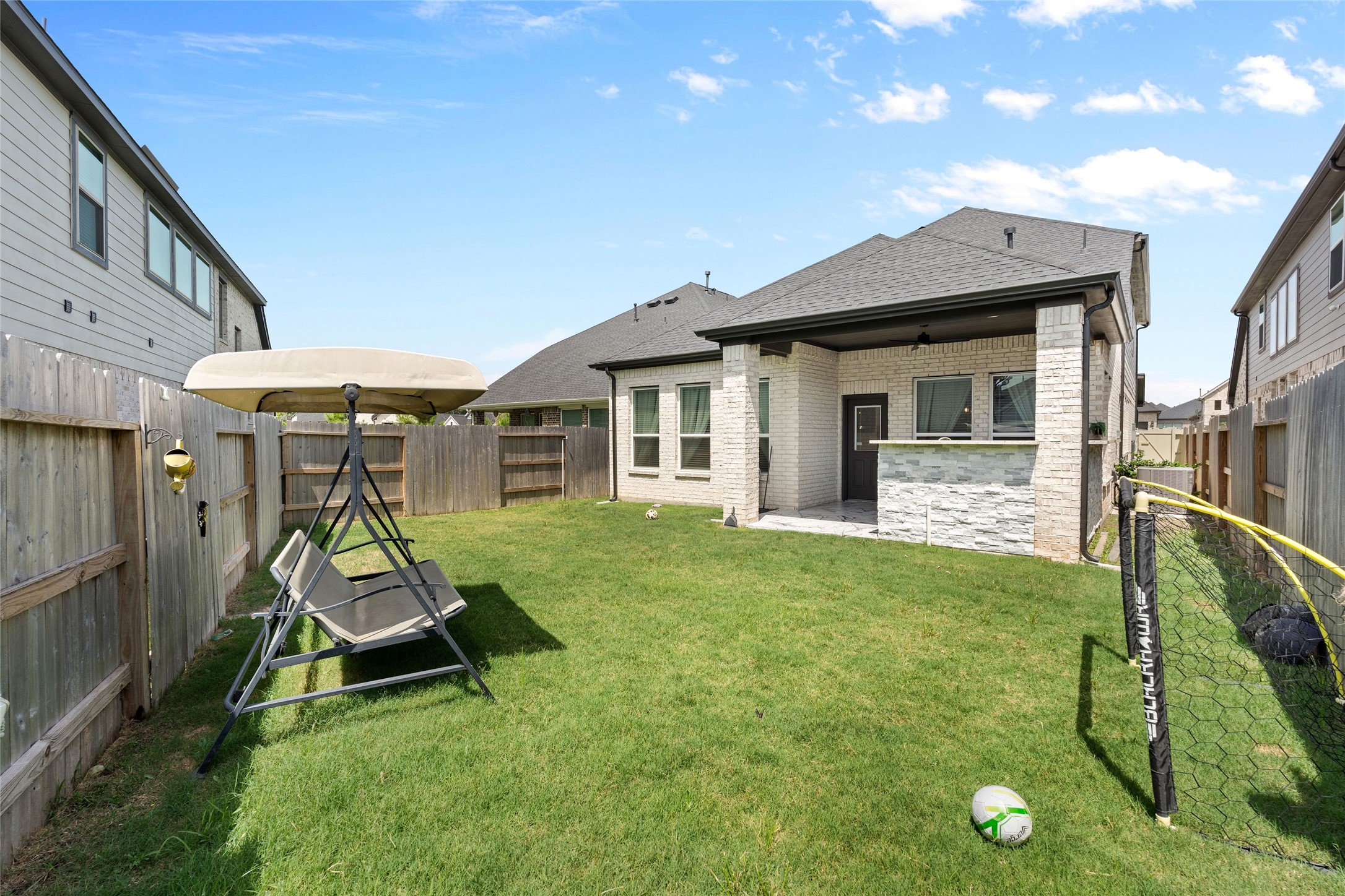 17735 Tree Of Heaven Conroe, TX 77385 - Photo 31 of 35 a view of a house with backyard
