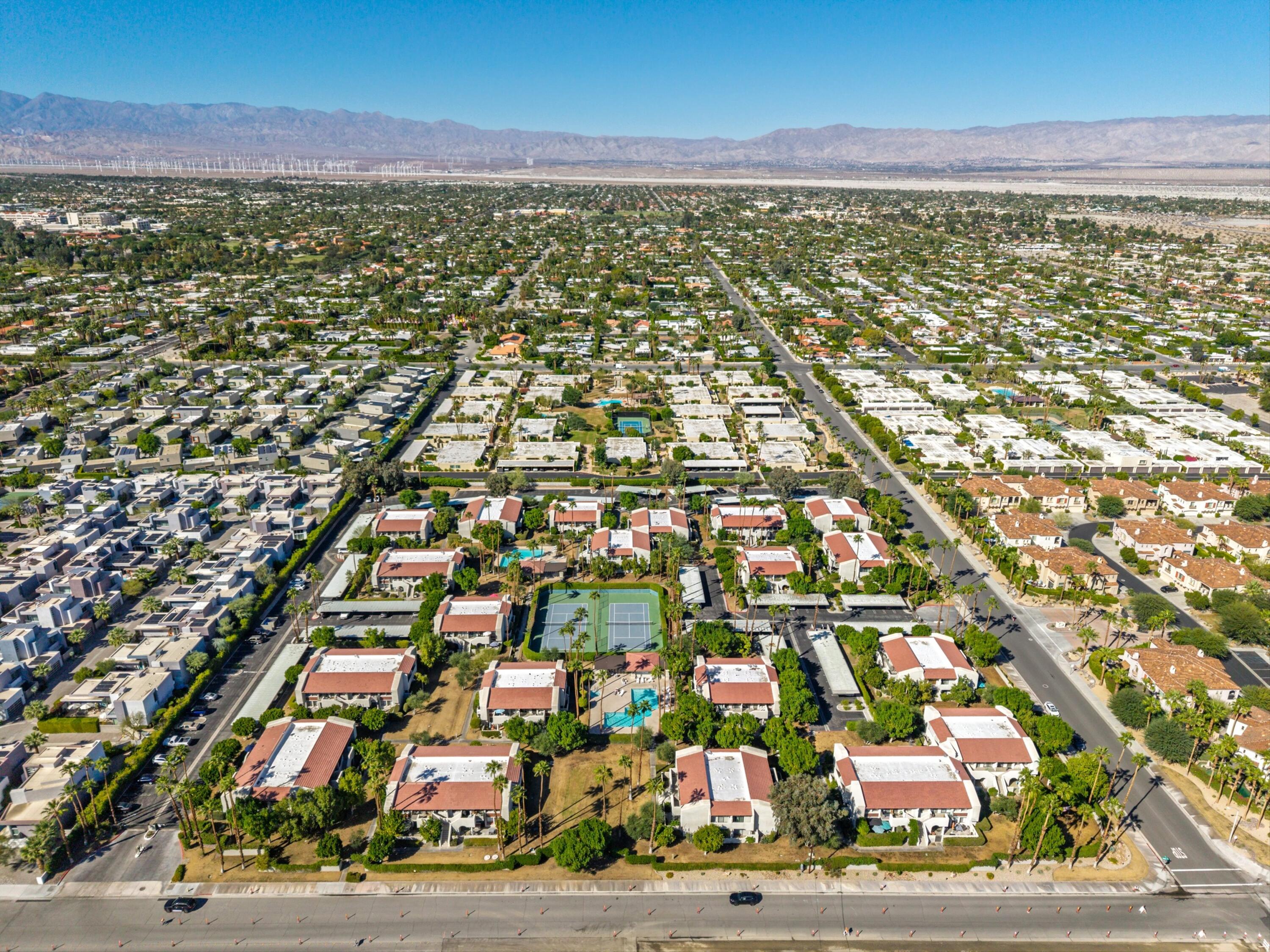 1100 East Amado Road, Unit 15D1 Palm Springs, CA 92262 - Photo 17 of 22 Community Aerial