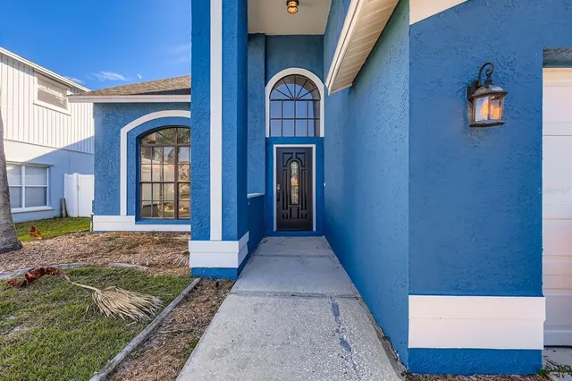 a view of front door of a house