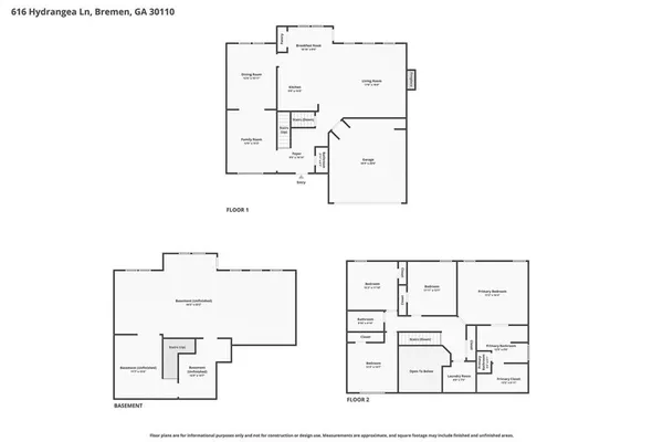 $375,000 | 616 Hydrangea Lane, Bremen, GA 30110