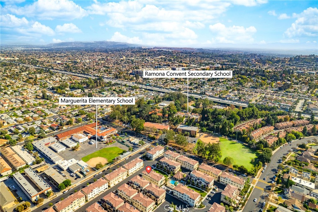 1533 St Simon Circle, Unit B Alhambra, CA 91803 - Photo 26 of 27 an aerial view of a city