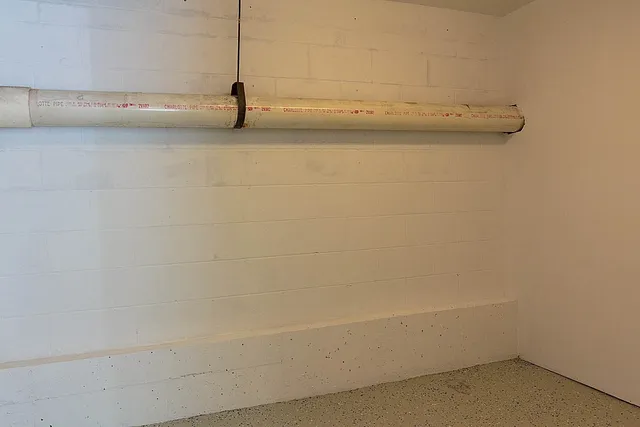 a close up of a bathtub