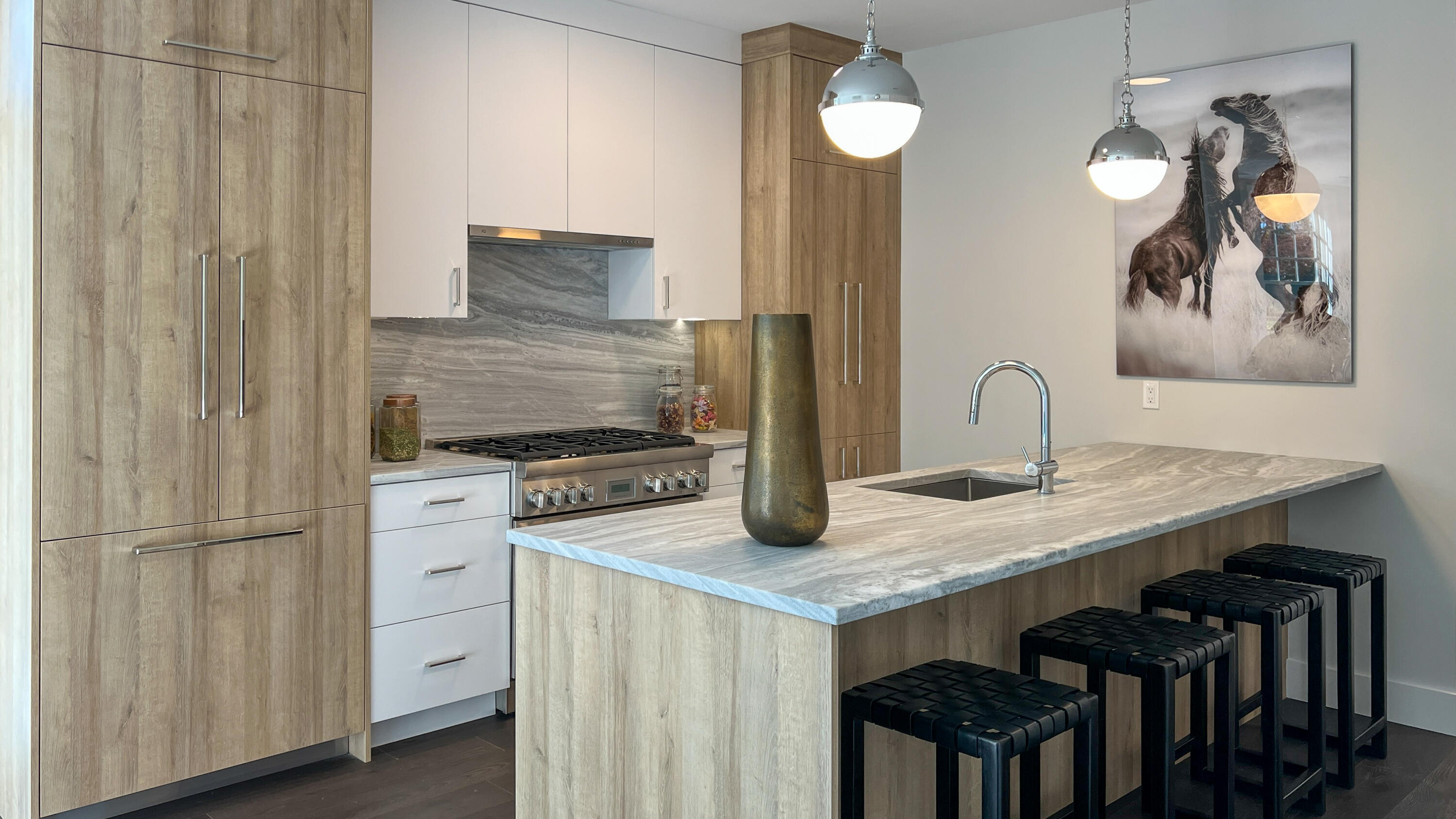 180 Park Street, Unit 204 New Canaan, CT 06840 - Photo 11 of 31 a kitchen with appliances cabinets and furniture