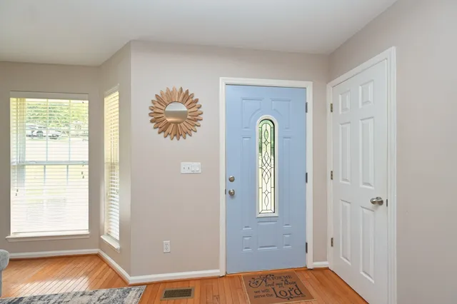 a view of bedroom with window