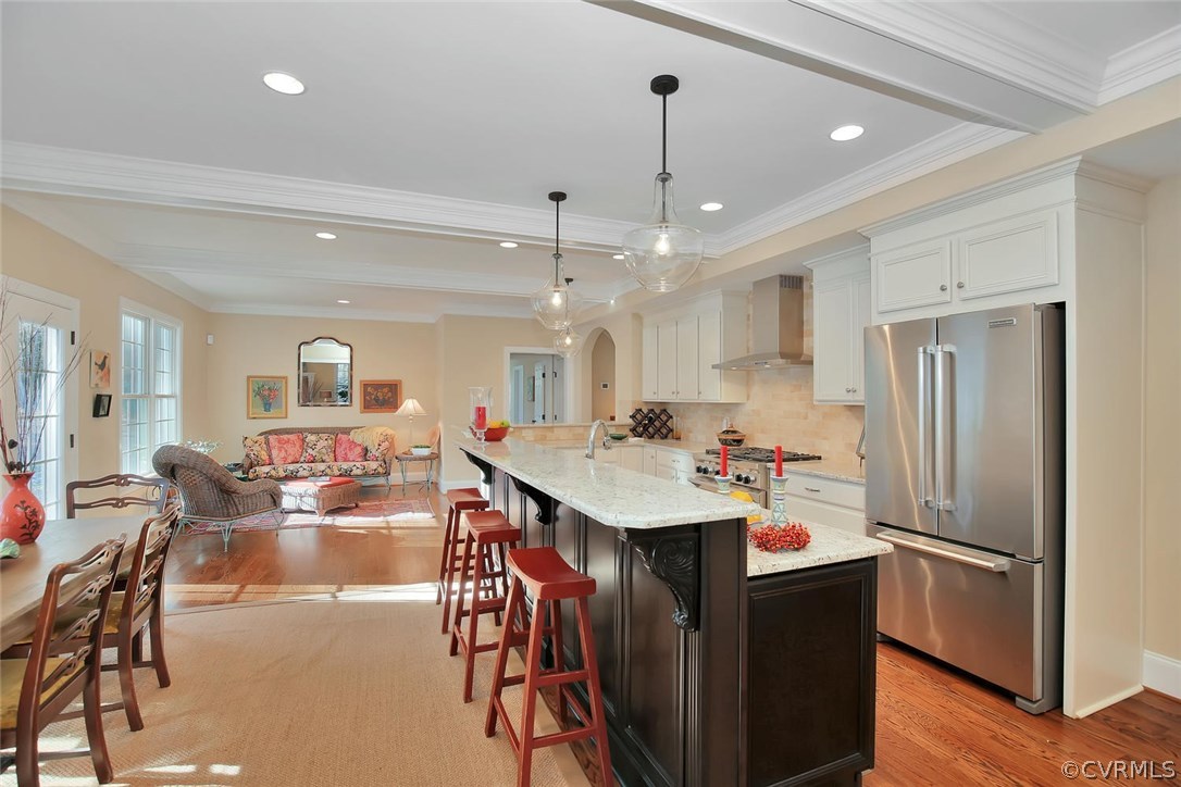 3042 Braehead Road Powhatan, VA 23139 - Photo 11 of 50 Great room kitchen and dining with plenty of space