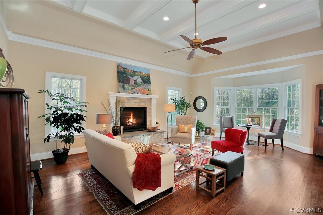 3042 Braehead Road Powhatan, VA 23139 - Photo 15 of 50 A Family Room that feels cozy, yet can welcome cro
