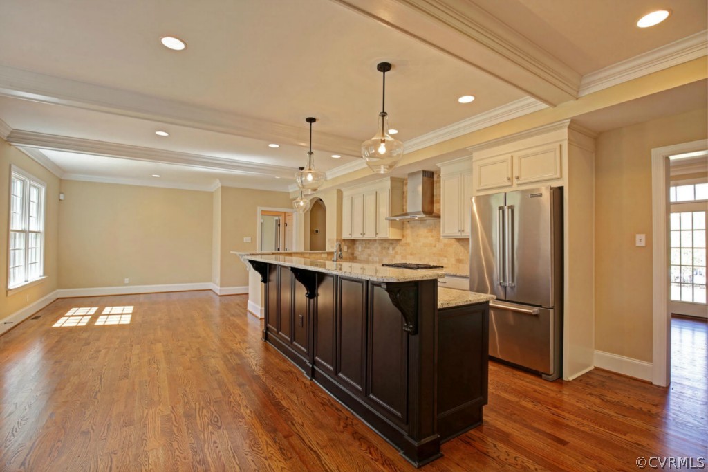 3042 Braehead Road Powhatan, VA 23139 - Photo 33 of 50 Details such as the beamed ceiling and beautiful g