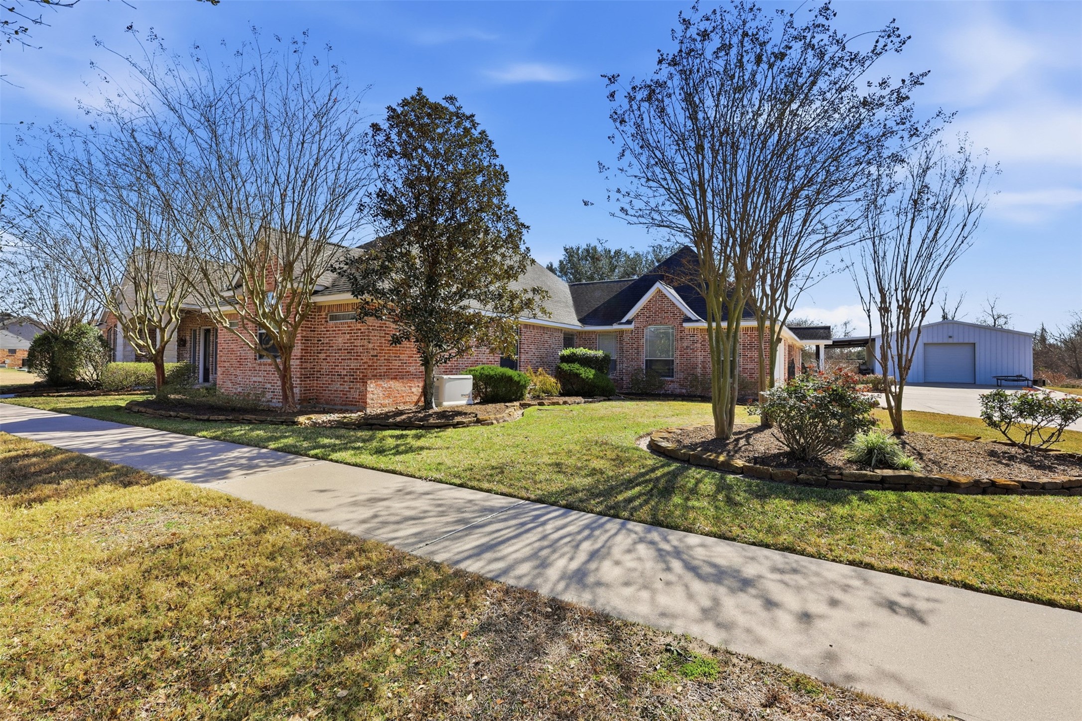 500 Burwell Road Highlands, TX 77562 - Photo 4 of 50 The whole-house generator provides peace of mind and reliable back up power for the entire house.