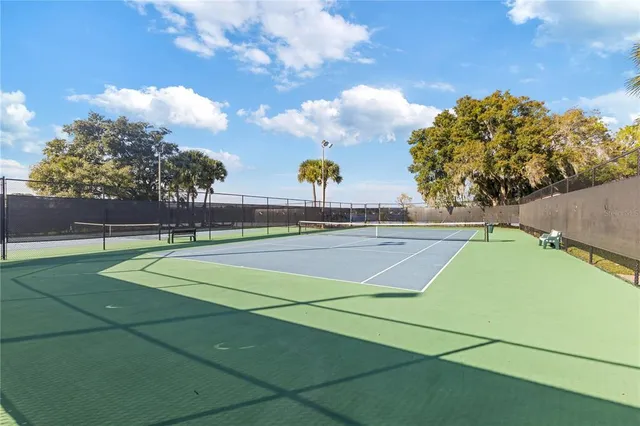 a view of a tennis court
