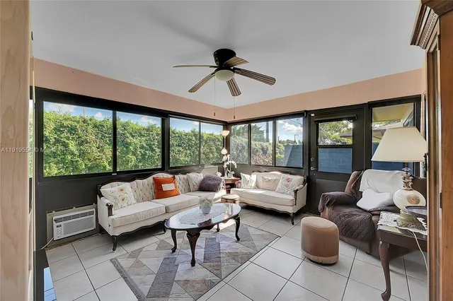 a view of a pathway both side of house