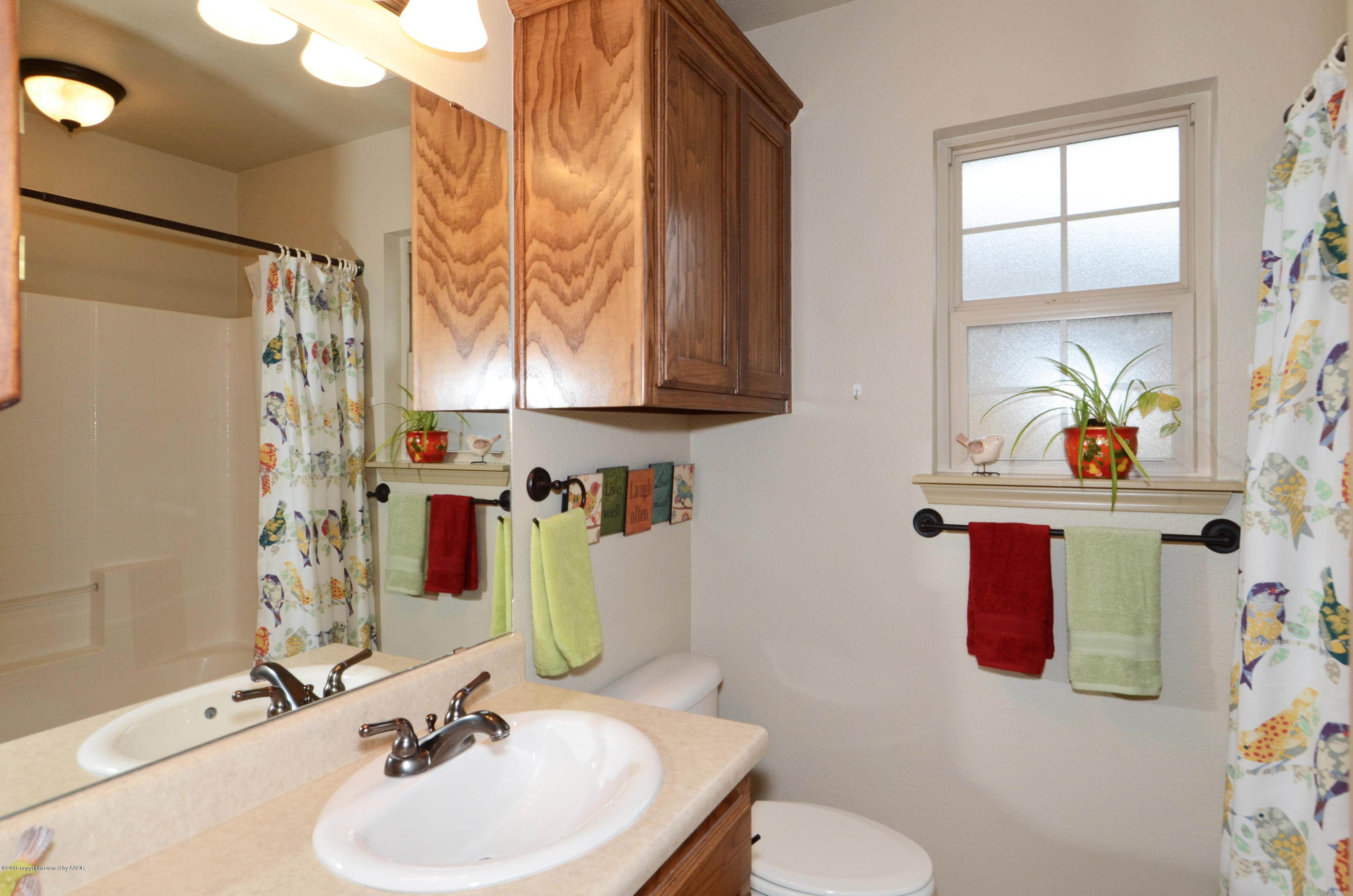 3705 Arden Road Amarillo, TX 79118 - Photo 11 of 20 a bathroom with a sink and a mirror