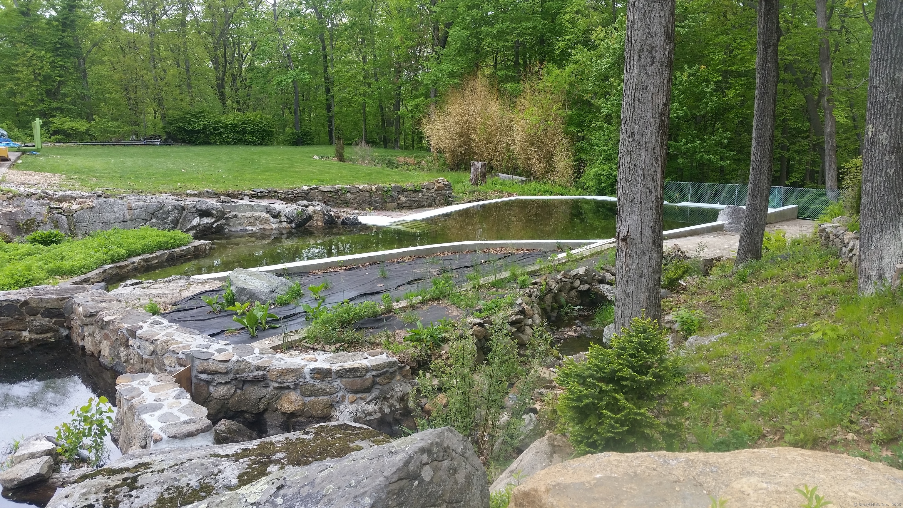 134 Nashville Road Bethel, CT 06801 - Photo 26 of 36 a view of a garden with a large tree