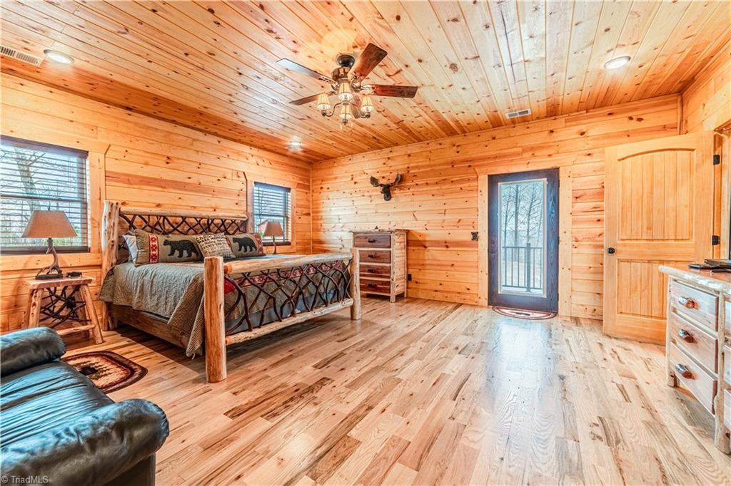 1910 Ridge Run Road Boomer, NC 28606 - Photo 14 of 32 2nd floor bedroom w, private balcony