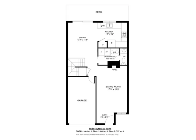 a picture of a floor plan