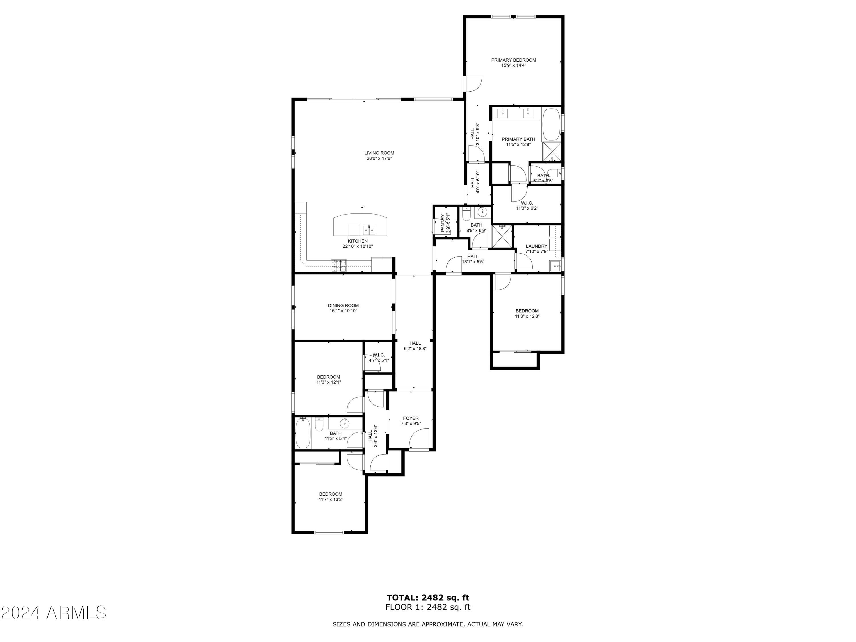 43944 Stonecreek Road Maricopa, AZ 85139 - Photo 62 of 62 a picture of a floor plan