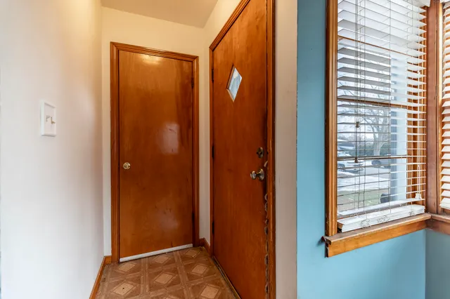 a view of front door