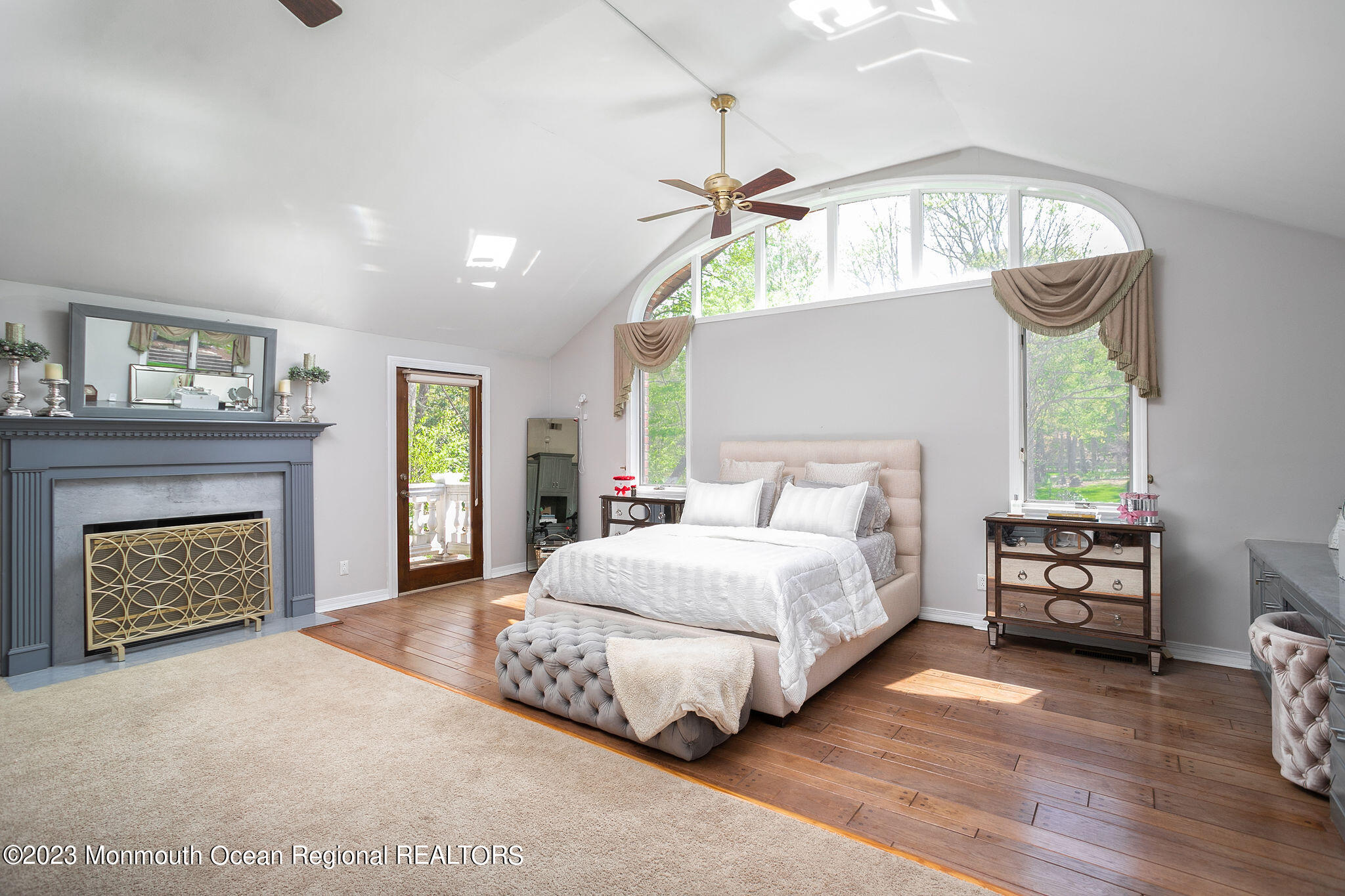 9 Laurel Drive Wrightstown, NJ 08562 - Photo 22 of 66 a spacious bedroom with a bed and a fireplace