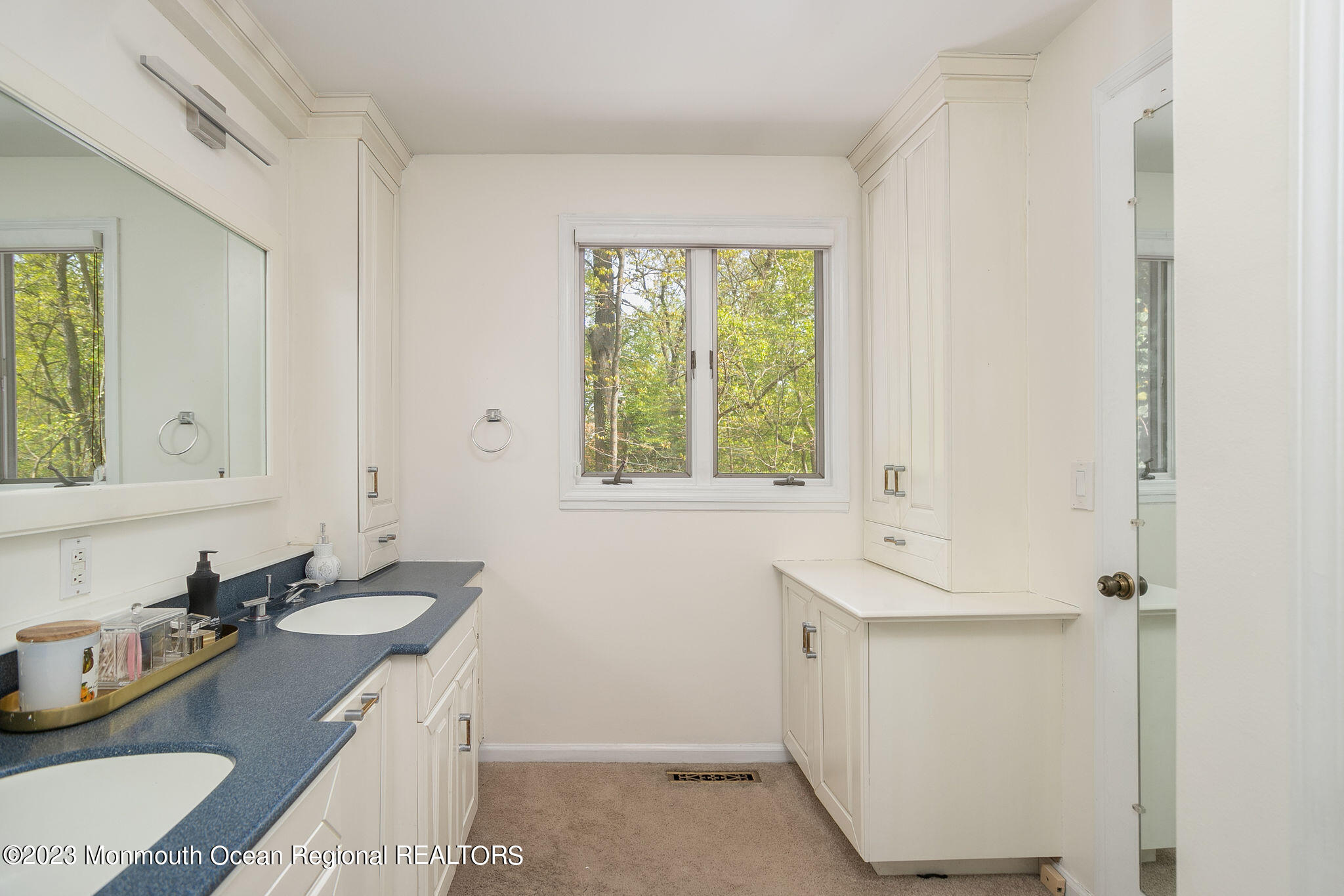 9 Laurel Drive Wrightstown, NJ 08562 - Photo 25 of 66 a bathroom with a sink and a mirror