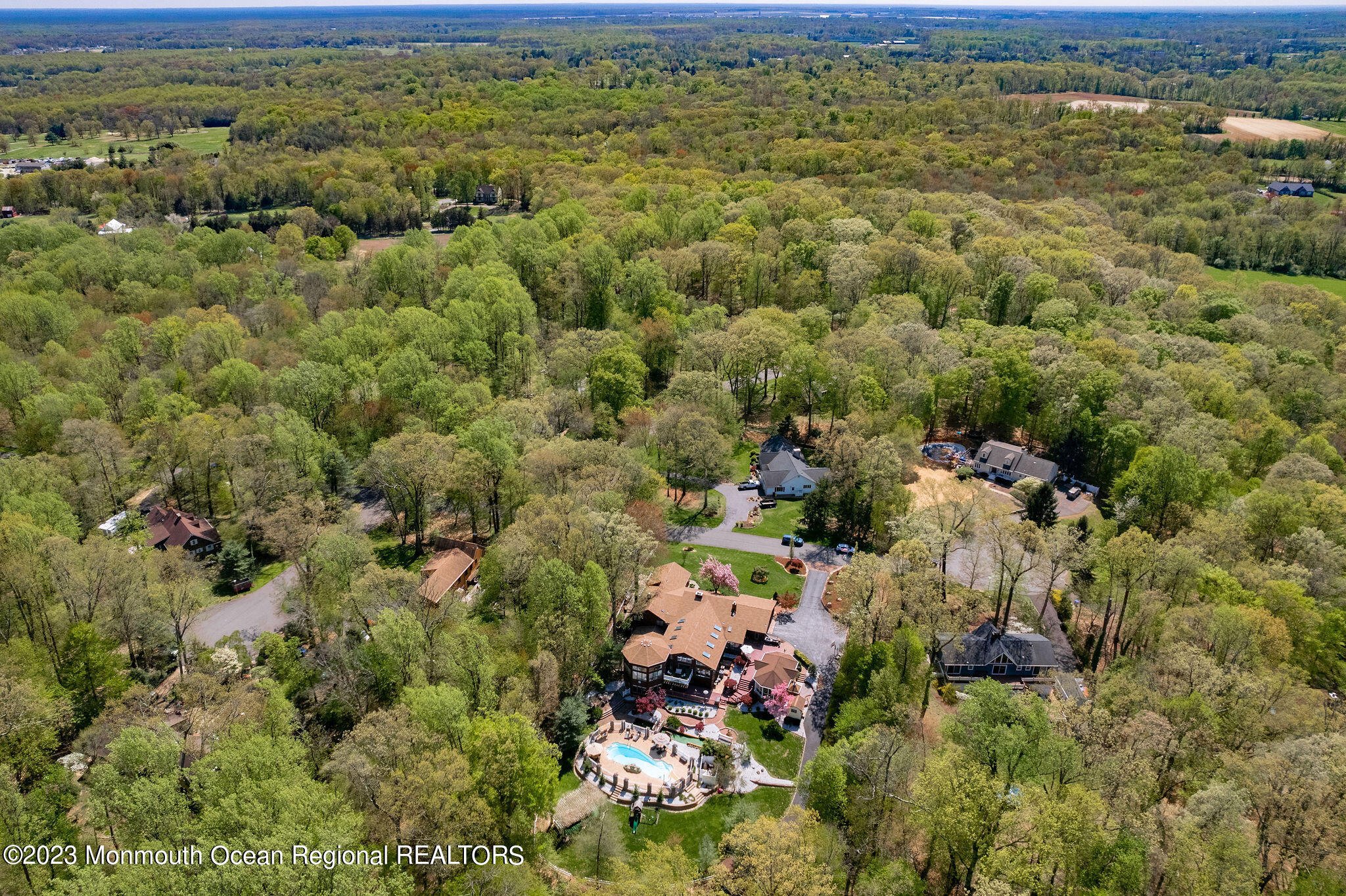 9 Laurel Drive Wrightstown, NJ 08562 - Photo 48 of 66 a view of a bunch of trees and houses