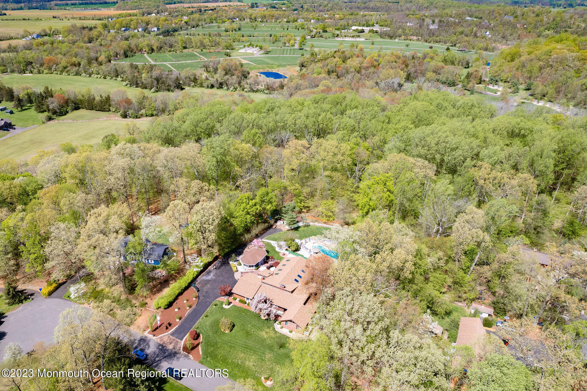 9 Laurel Drive Wrightstown, NJ 08562 - Photo 65 of 66 an aerial view of a residential houses with yard