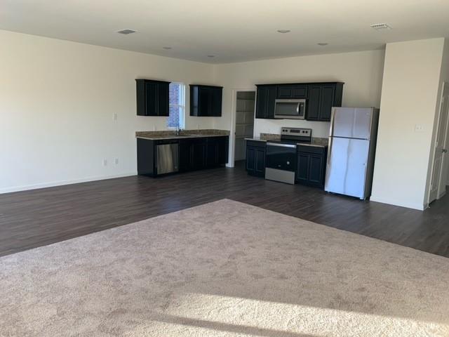 604 Indian Creek Anna, TX 75409 - Photo 4 of 12 a large kitchen with cabinets and stainless steel appliances