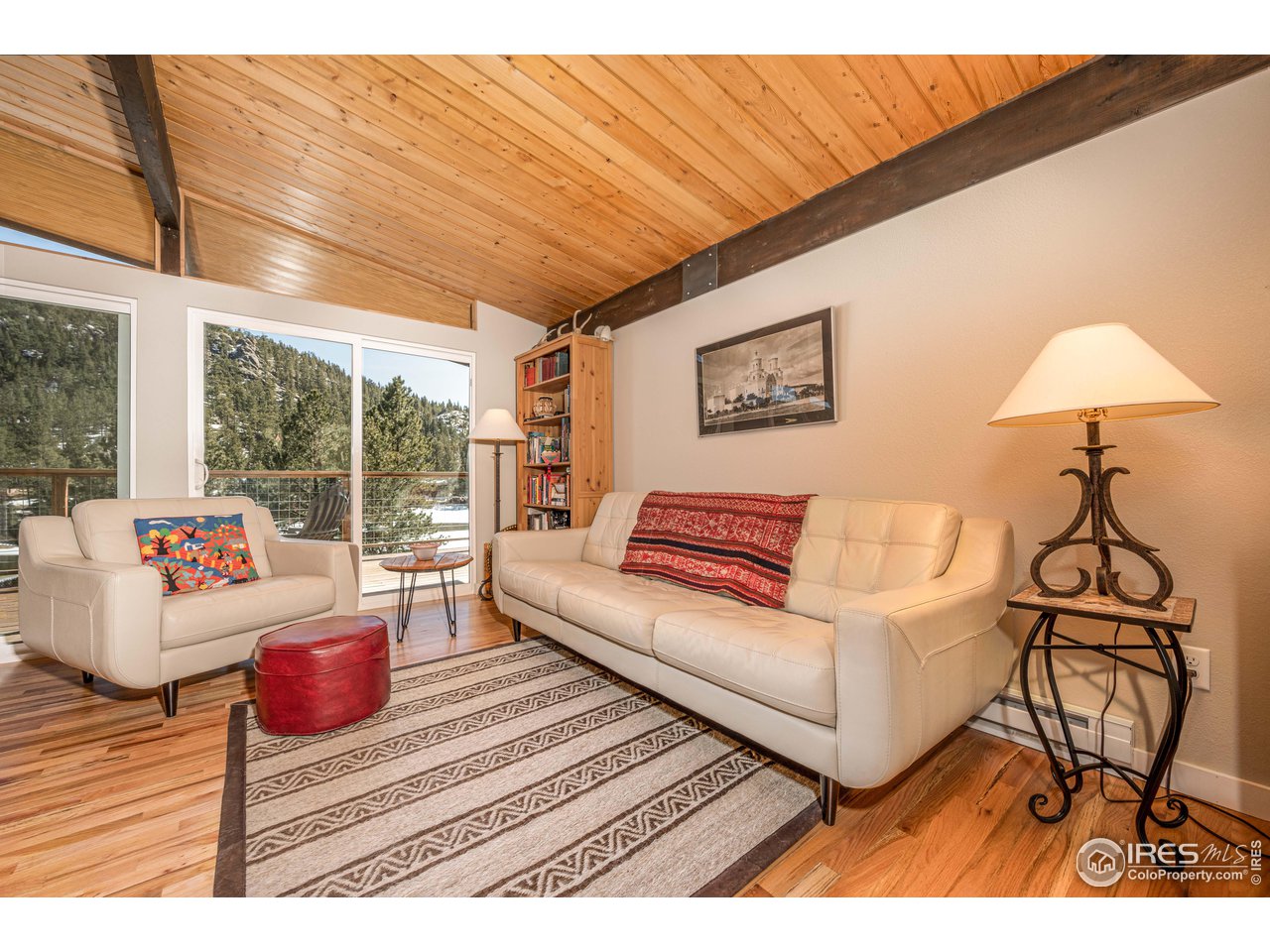 245 Hemlock Drive Lyons, CO 80540 - Photo 4 of 34 a living room with furniture a table and a potted plant
