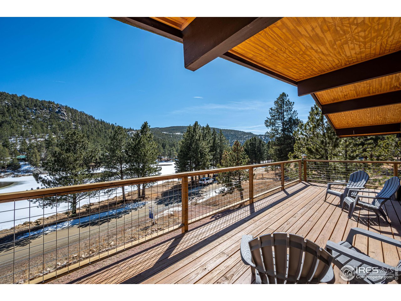 245 Hemlock Drive Lyons, CO 80540 - Photo 10 of 34 a view of a balcony with chairs