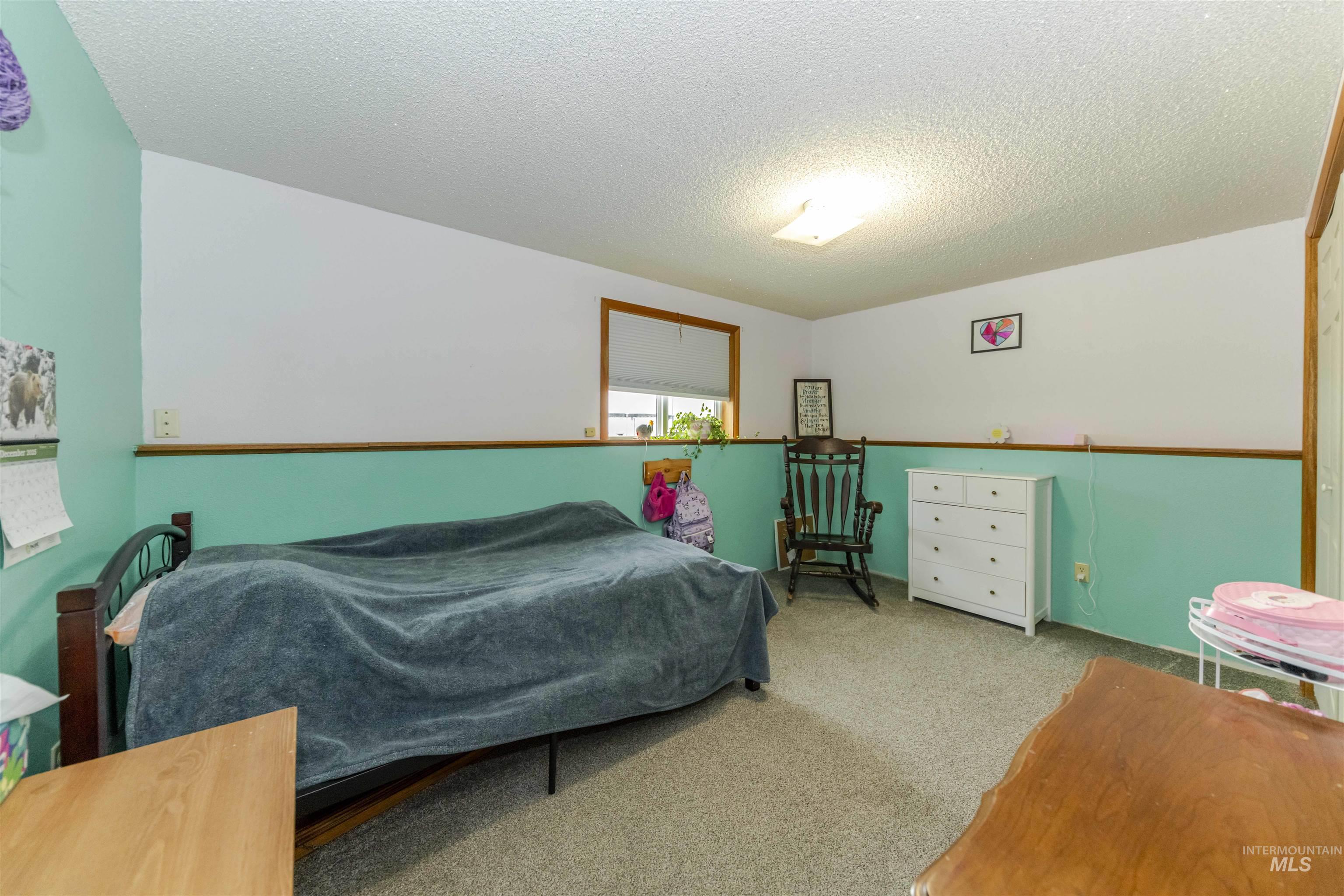 930 Preston Avenue Lewiston, ID 83501 - Photo 24 of 32 Bedroom featuring carpet flooring and a textured ceiling