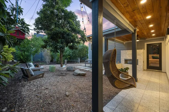 a view of a couches in the patio