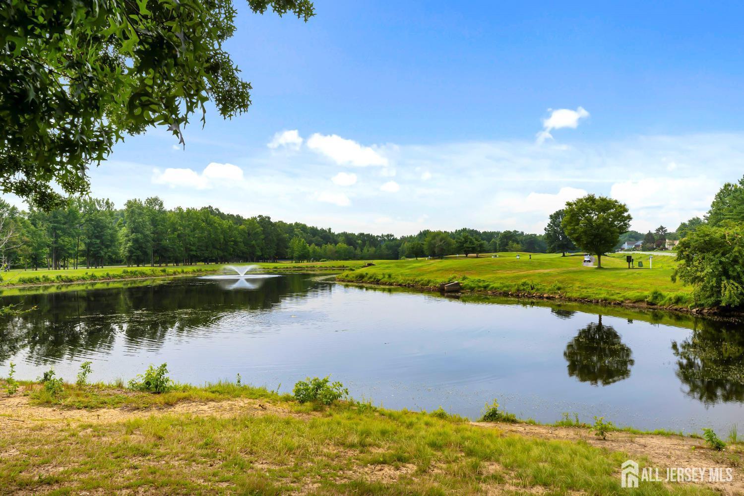 5 Scarborough Road, Unit D Monroe Township, NJ 08831 - Photo 27 of 28 a view of a lake with a big yard