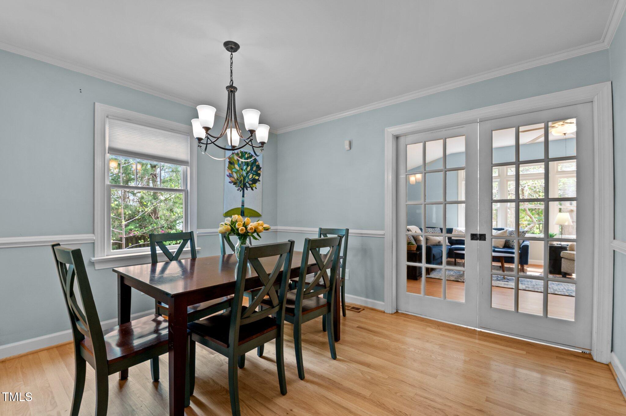 7317 Mill Ridge Road Raleigh, NC 27613 - Photo 8 of 30 Dining to Sunroom