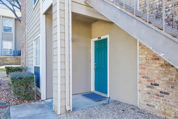 a view of front door