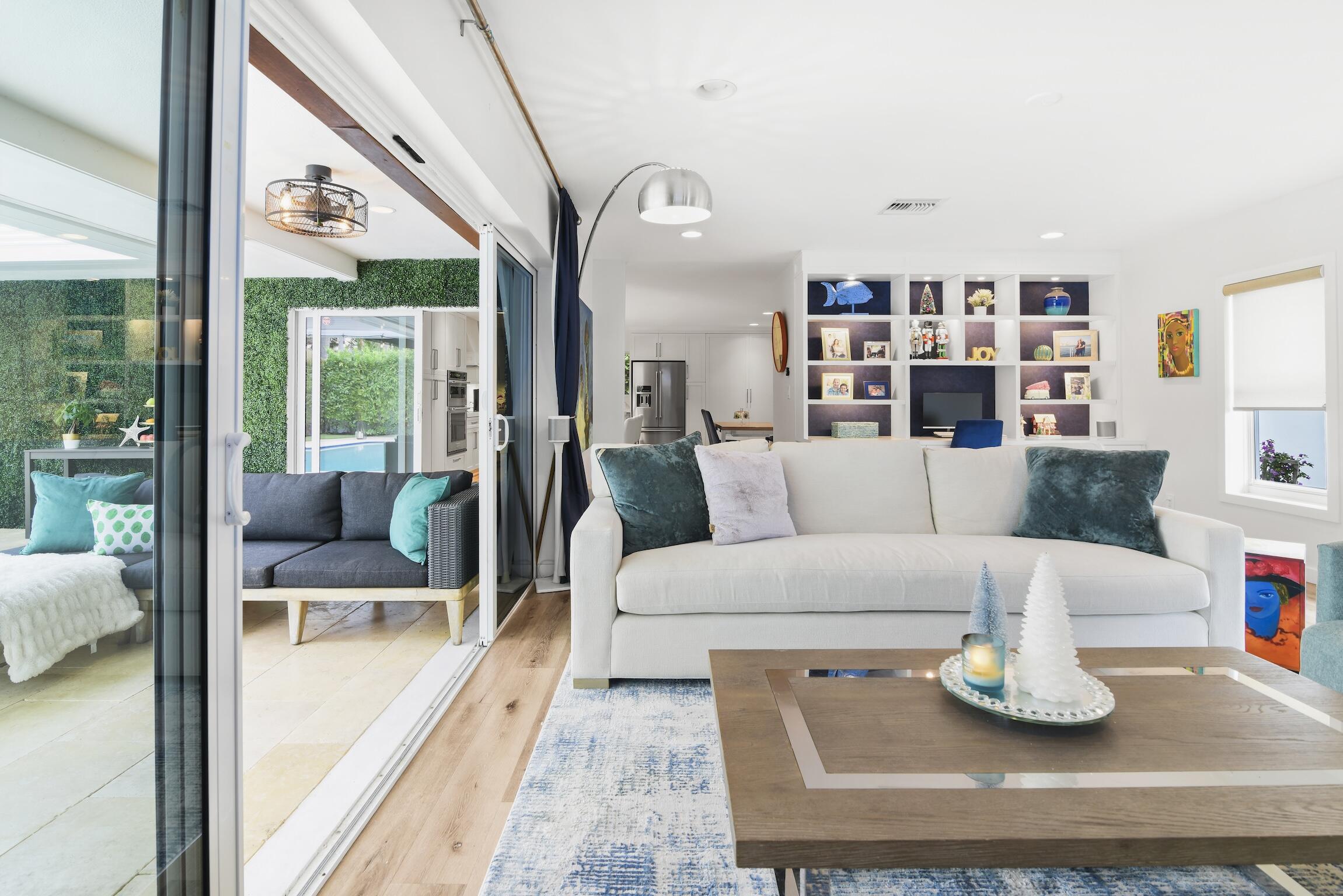 3481 Northeast 31st Avenue Lighthouse Point, FL 33064 - Photo 6 of 33 a living room with furniture and a couch