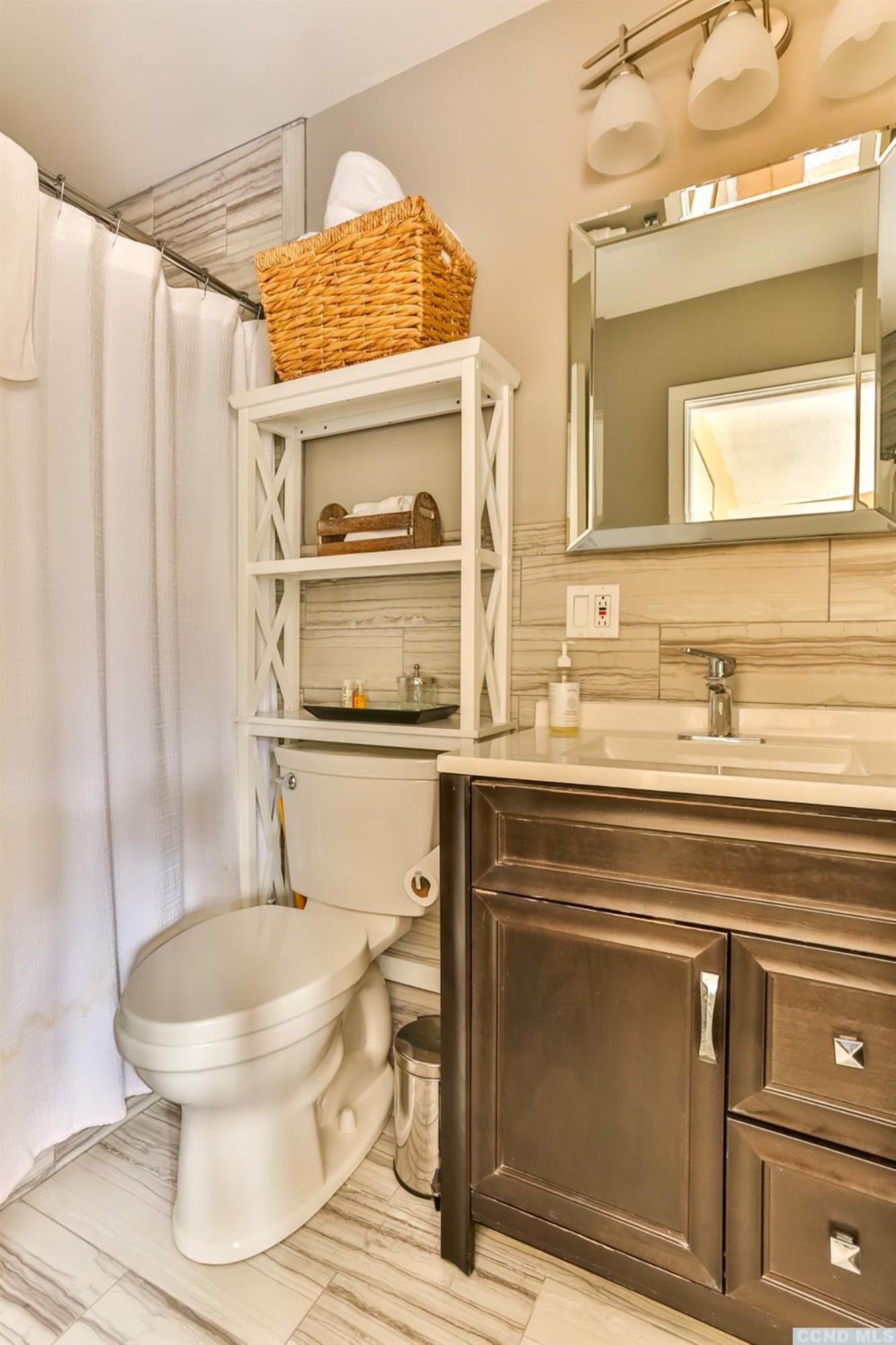 13 Scribner Hollow Road, Unit B1 Hunter, NY 12442 - Photo 20 of 37 a bathroom with a toilet a sink and mirror