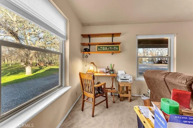 a view of city and mountain