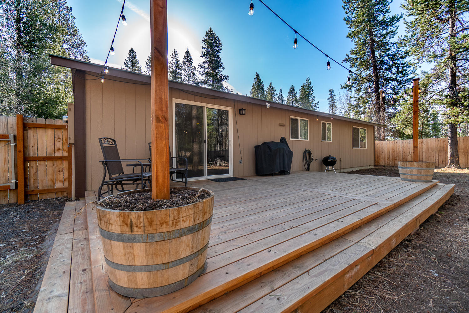 55741 Swan Road Bend, OR 97707 - Photo 19 of 35 ...or a fresh start to your day with cup of tea or coffee on this spacious rear deck.