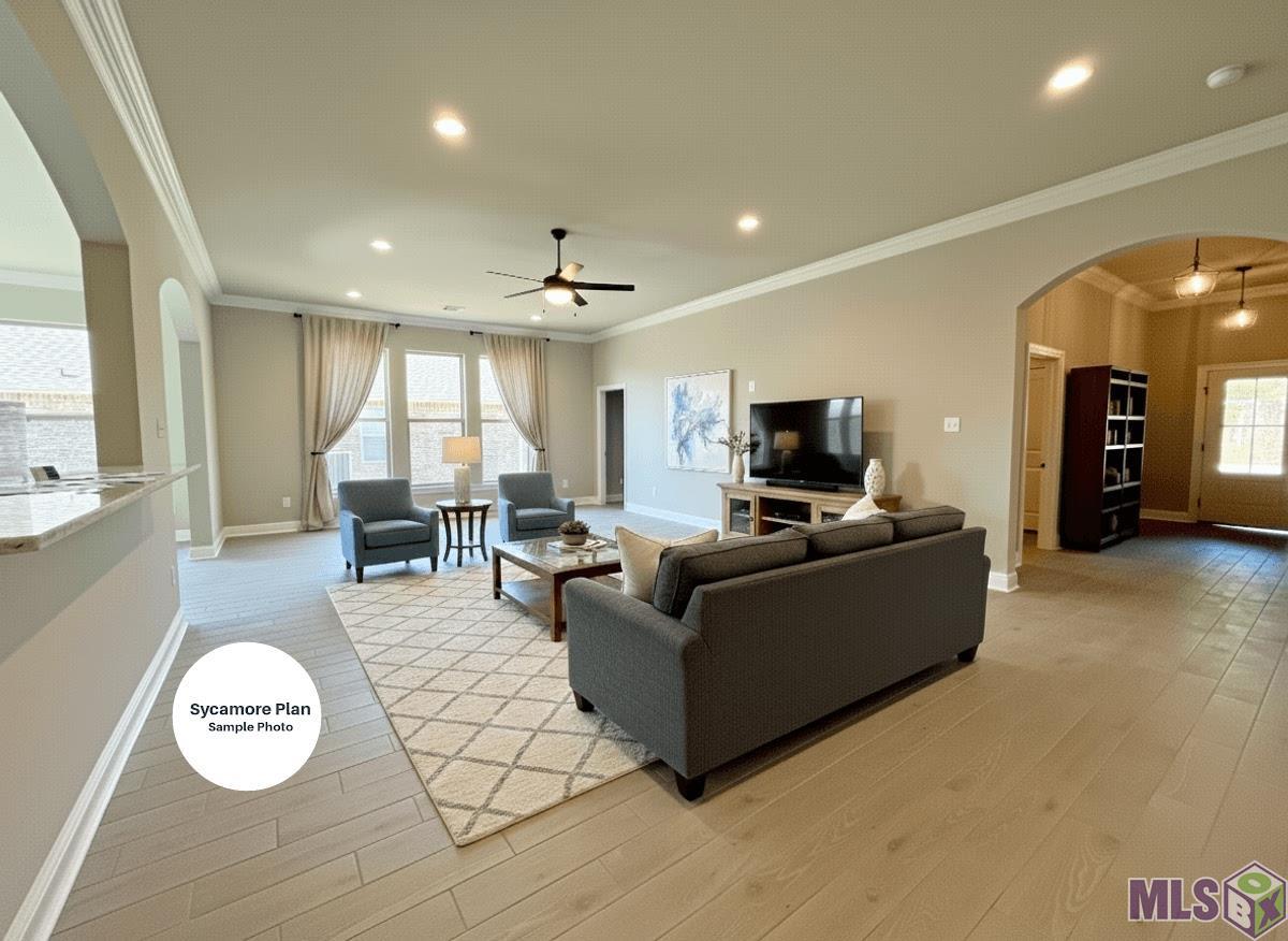 617 Ramsey Spring Drive Folsom, LA 70437 - Photo 3 of 10 Living Room – Sample Photo