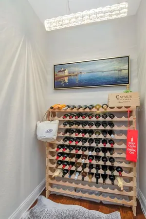 a living room with furniture or couch and a large window