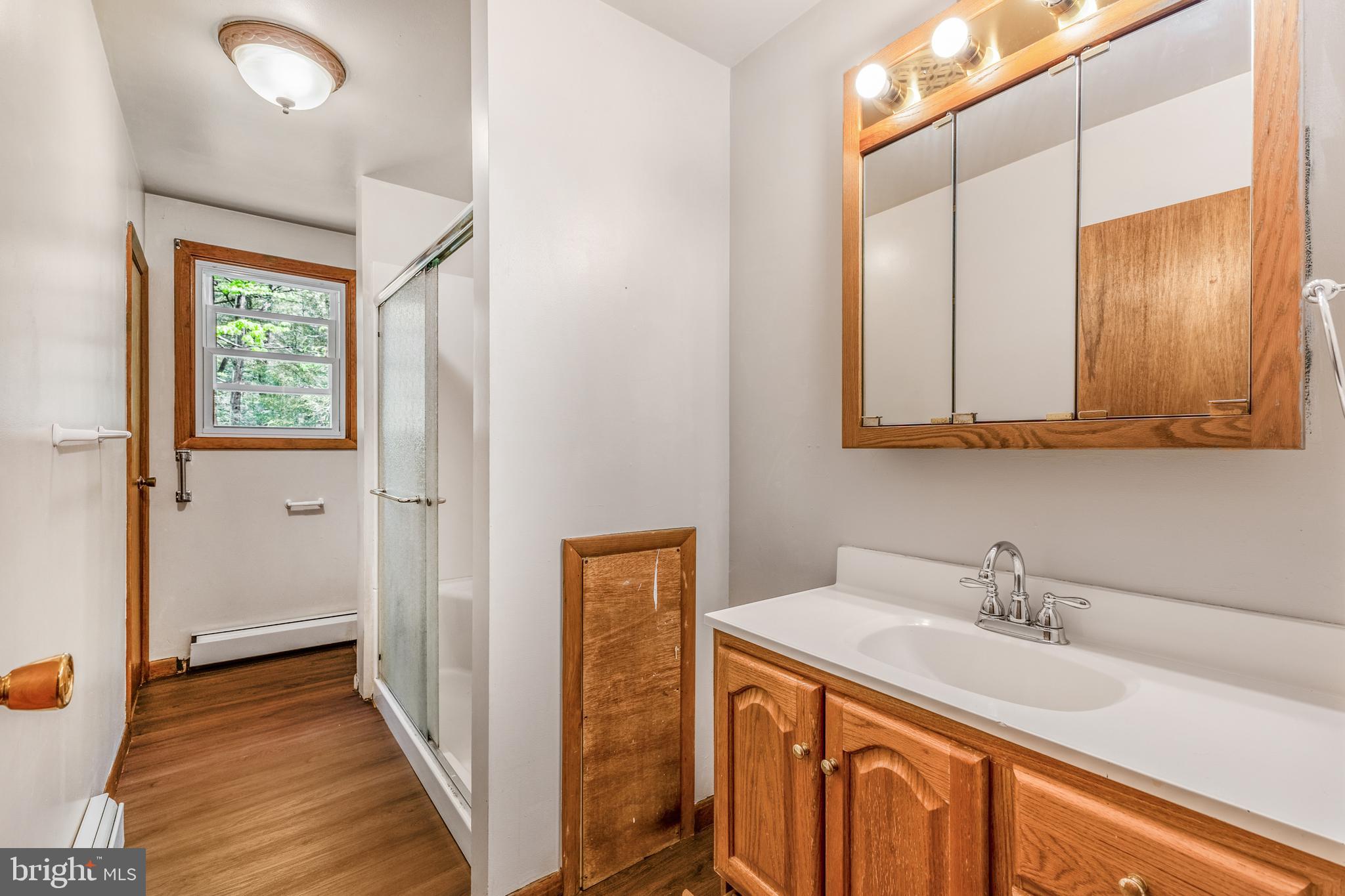 243 Lucas Road Bellefonte, PA 16823 - Photo 14 of 32 a bathroom with a sink and a mirror