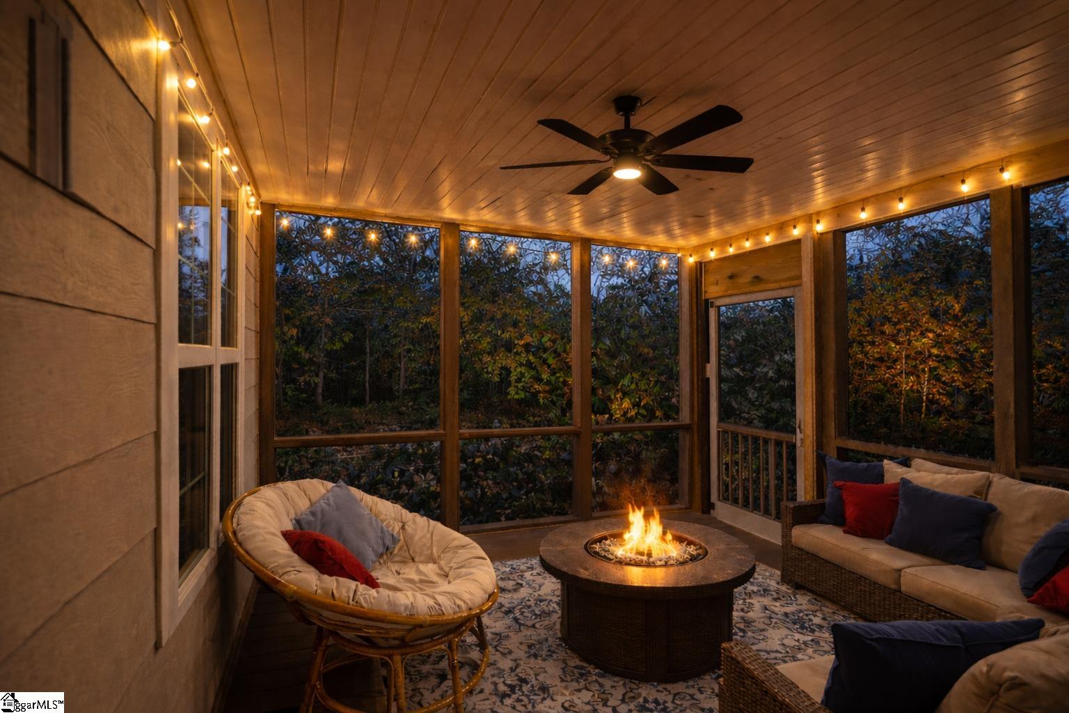 100 Yorkswell Lane Greenville, SC 29607 - Photo 31 of 37 Twilight scene - Virtually staged