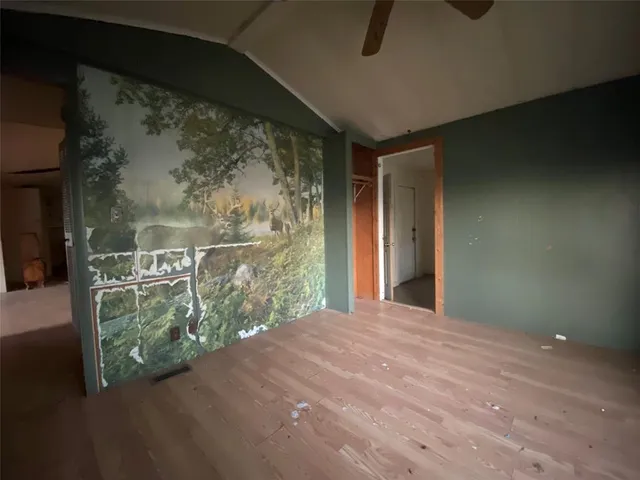 a view of a glass door and porch