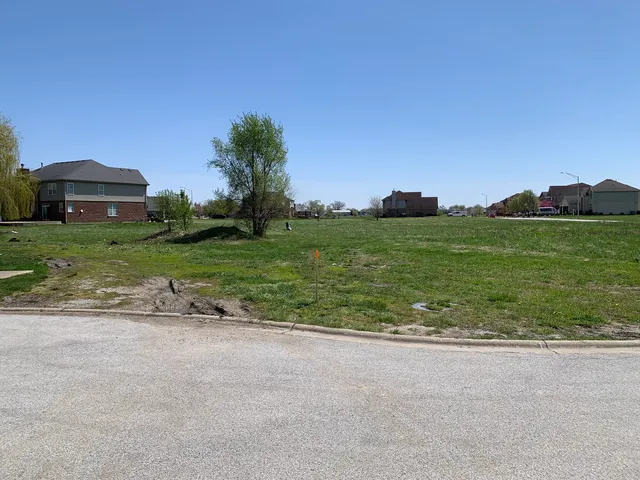 a view of a big yard with a house