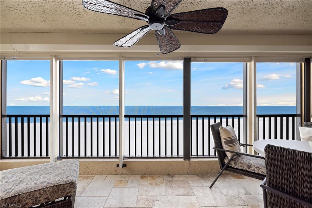 100 North Collier Boulevard, Unit 1201 Marco Island, FL 34145 - Photo 17 of 26 a balcony view with a outdoor seating space